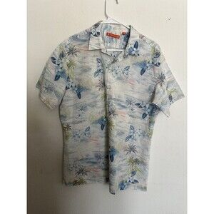 Tori Richard Men's L Hawaiian Shirt Cotton Lawn Short Sleeve Made In USA
